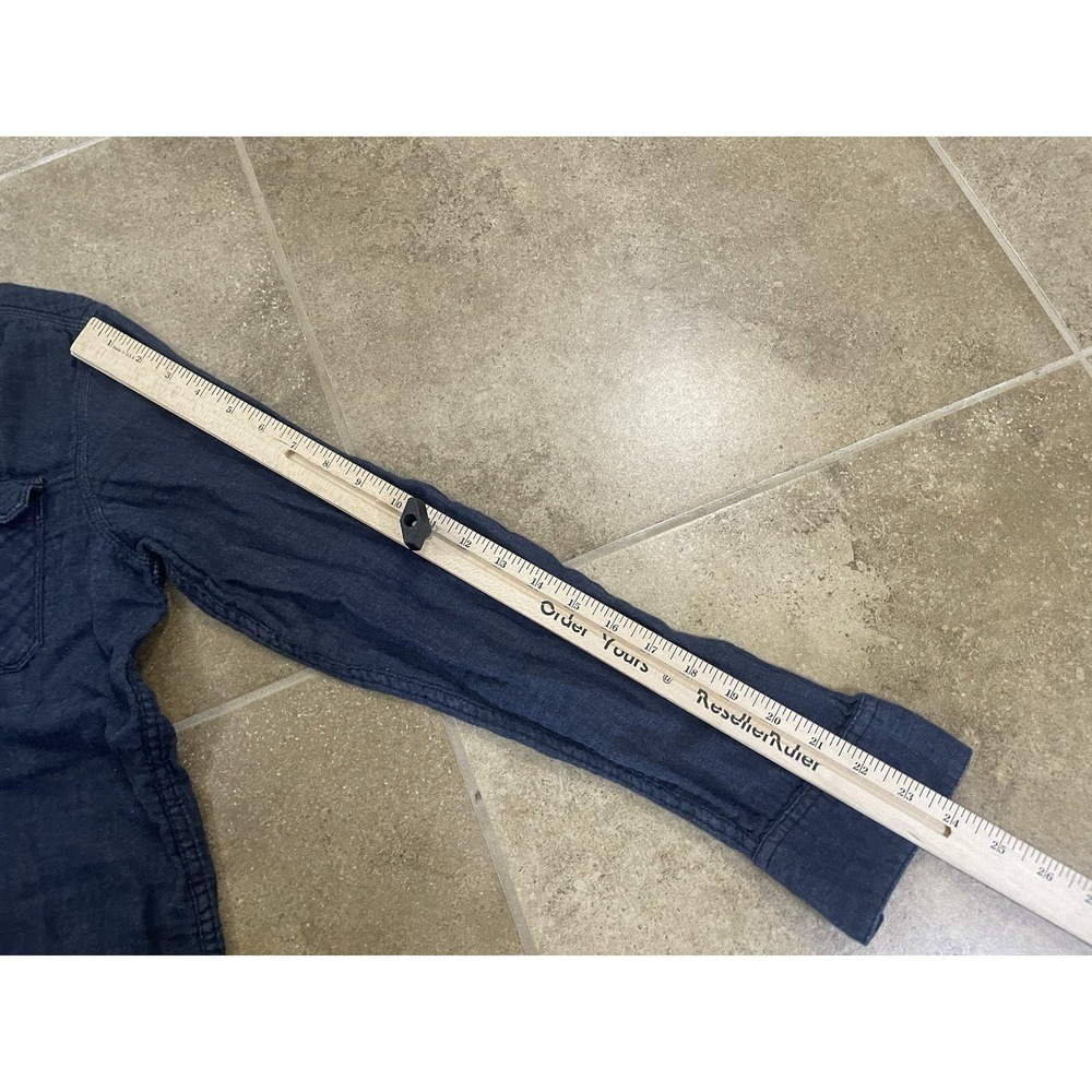 Converse One Star Men's Sz S Small Navy Blue Long Sleeve 100% Cotton - Picture 7 of 8